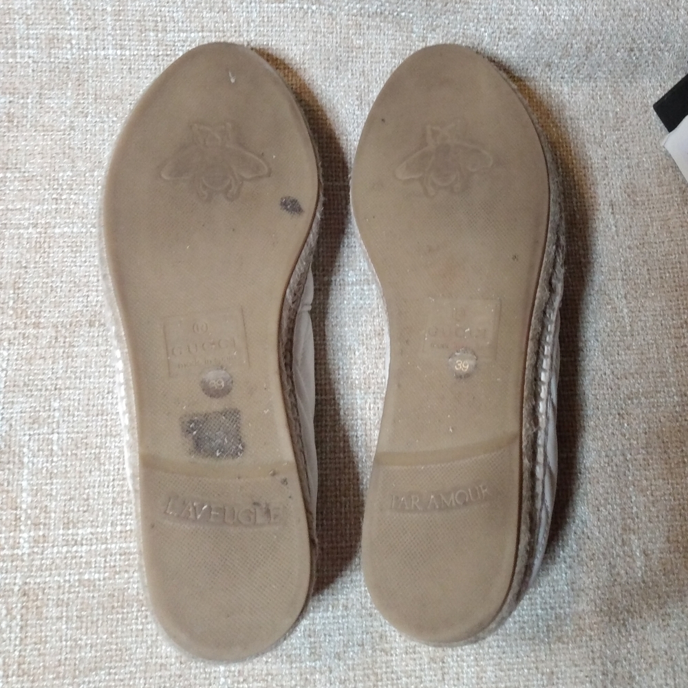 Gucci Nappa Charlotte Marmont Espadrilles - Picture 9 of 11